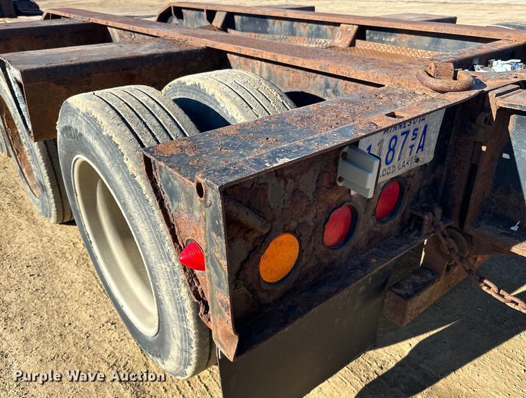 image for item DQ0739 1999 Trail King  Low Boy  lowboy equipment trailer