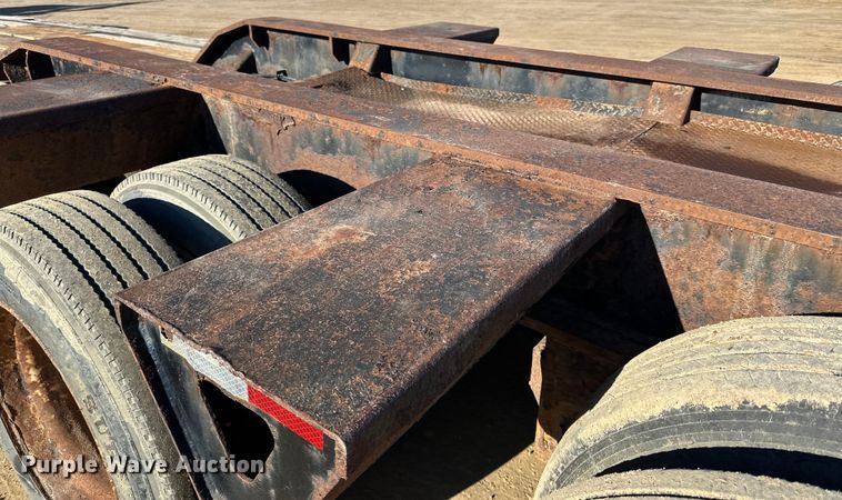 image for item DQ0739 1999 Trail King  Low Boy  lowboy equipment trailer