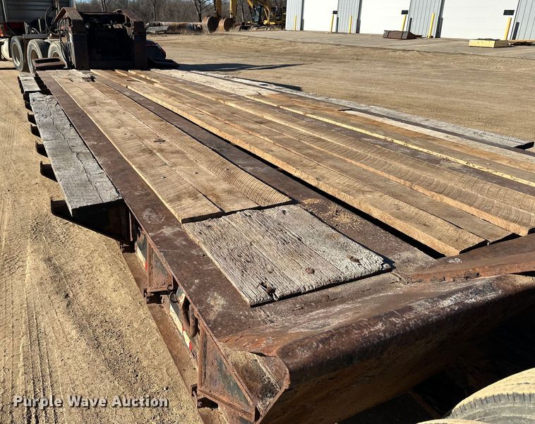 image for item DQ0739 1999 Trail King  Low Boy  lowboy equipment trailer