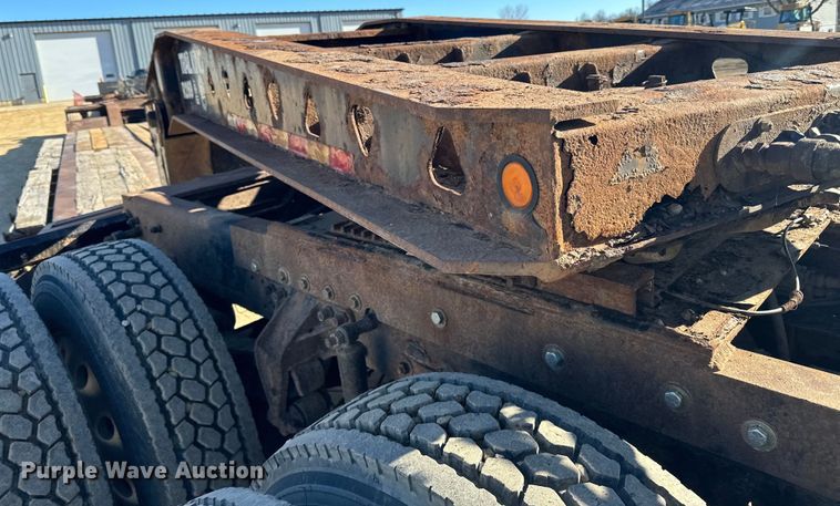 image for item DQ0739 1999 Trail King  Low Boy  lowboy equipment trailer