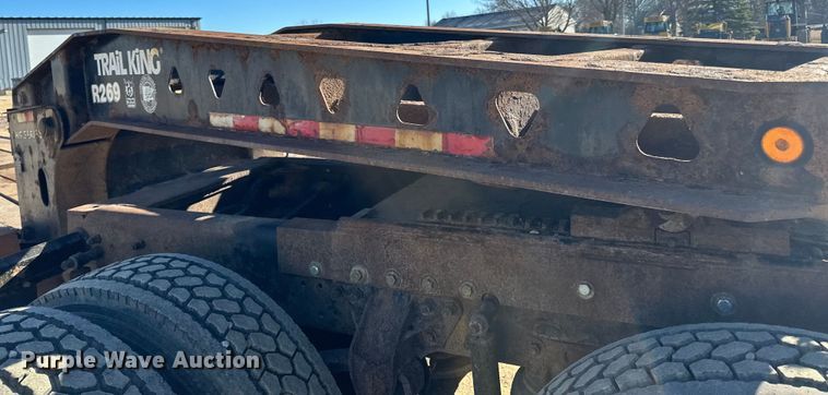 image for item DQ0739 1999 Trail King  Low Boy  lowboy equipment trailer