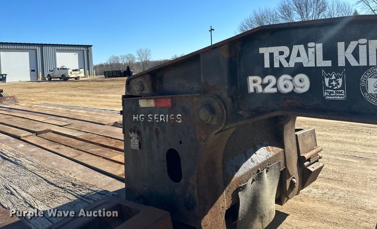 image for item DQ0739 1999 Trail King  Low Boy  lowboy equipment trailer