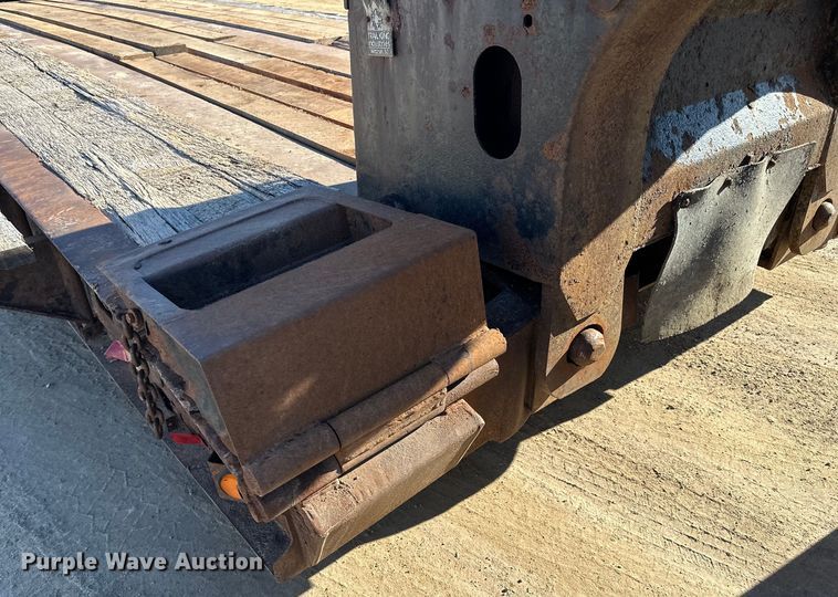 image for item DQ0739 1999 Trail King  Low Boy  lowboy equipment trailer