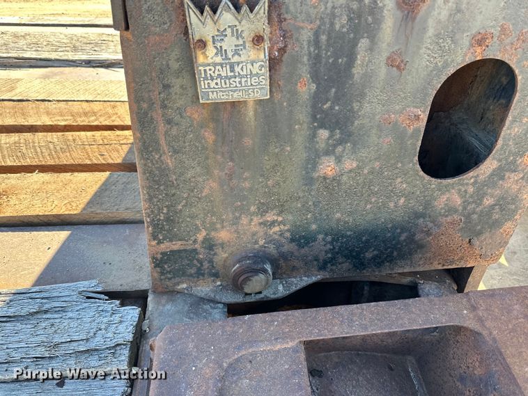 image for item DQ0739 1999 Trail King  Low Boy  lowboy equipment trailer