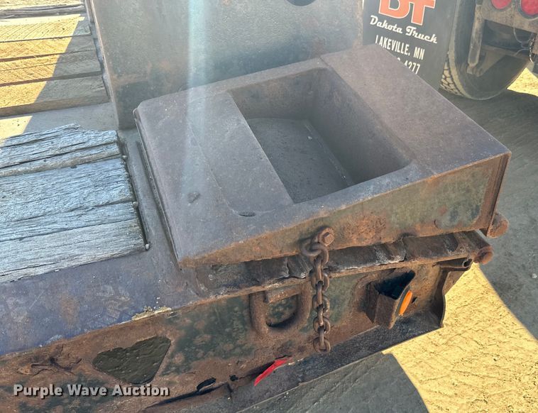 image for item DQ0739 1999 Trail King  Low Boy  lowboy equipment trailer