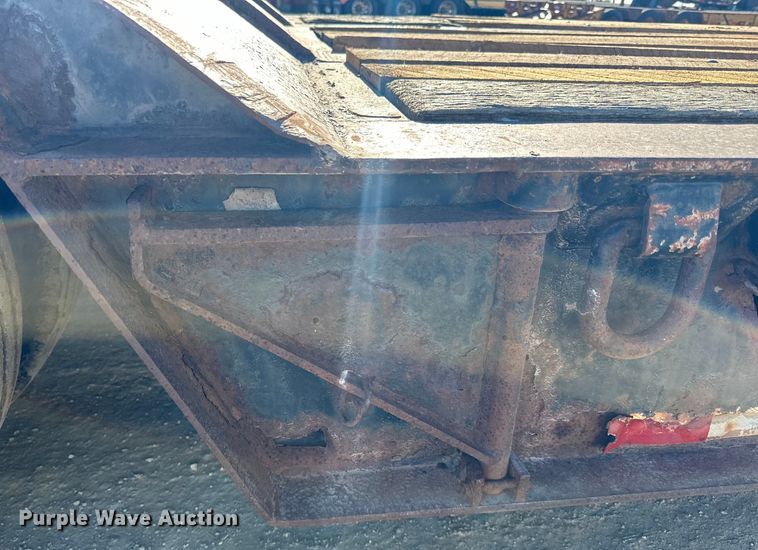 image for item DQ0739 1999 Trail King  Low Boy  lowboy equipment trailer