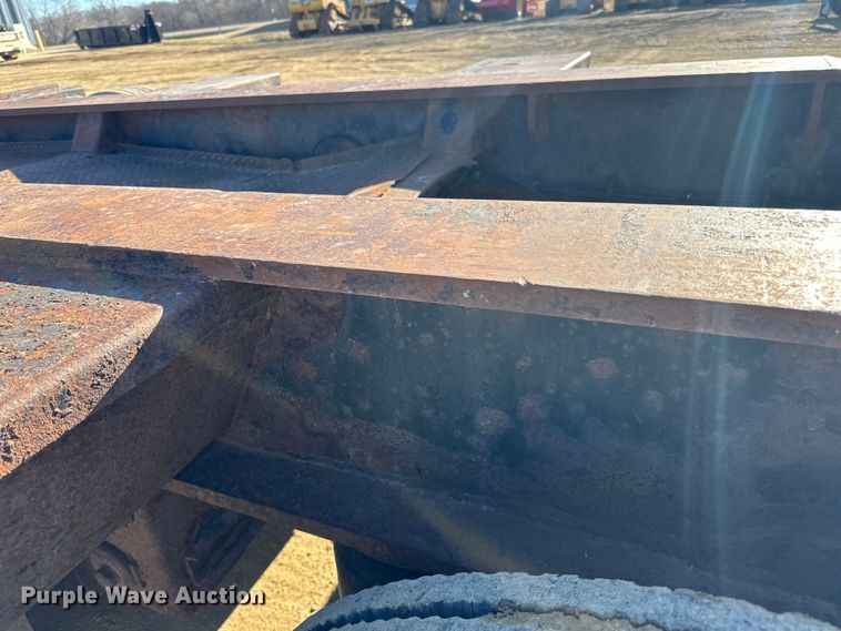 image for item DQ0739 1999 Trail King  Low Boy  lowboy equipment trailer