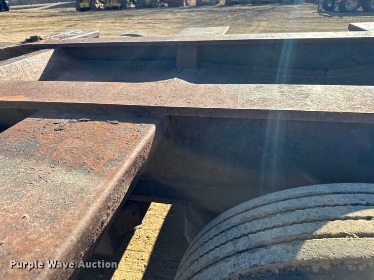 image for item DQ0739 1999 Trail King  Low Boy  lowboy equipment trailer