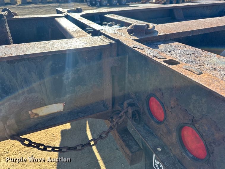 image for item DQ0739 1999 Trail King  Low Boy  lowboy equipment trailer