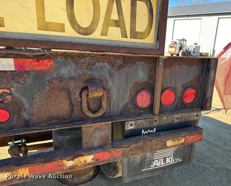 image for item DQ0739 1999 Trail King  Low Boy  lowboy equipment trailer