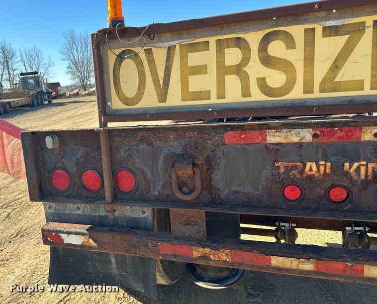 image for item DQ0739 1999 Trail King  Low Boy  lowboy equipment trailer