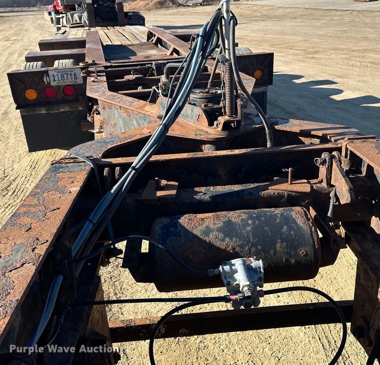 image for item DQ0739 1999 Trail King  Low Boy  lowboy equipment trailer