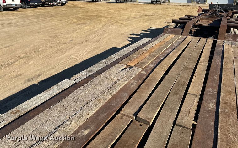 image for item DQ0739 1999 Trail King  Low Boy  lowboy equipment trailer