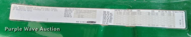 image for item DQ6055 2014 Freightliner Cascadia semi truck