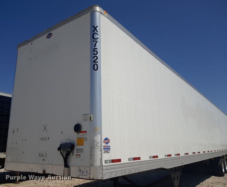 image for item DQ6989 2018 Utility Trailer  VS2DX dry van trailer