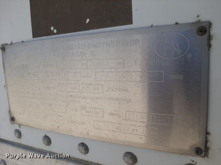 image for item DQ6990 2013 Great Dane SB230 refrigerated van trailer