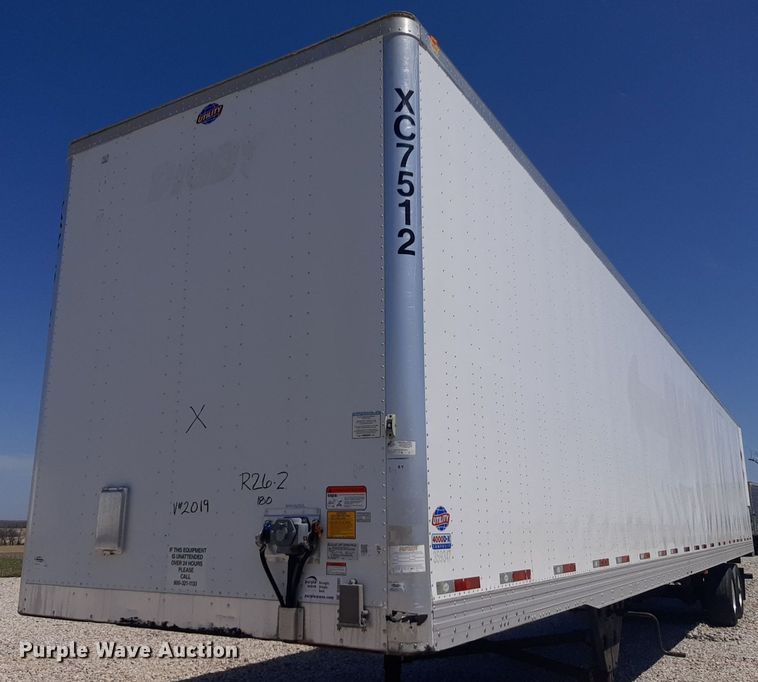 image for item DQ6992 2018 Utility Trailer VS2DX dry van trailer