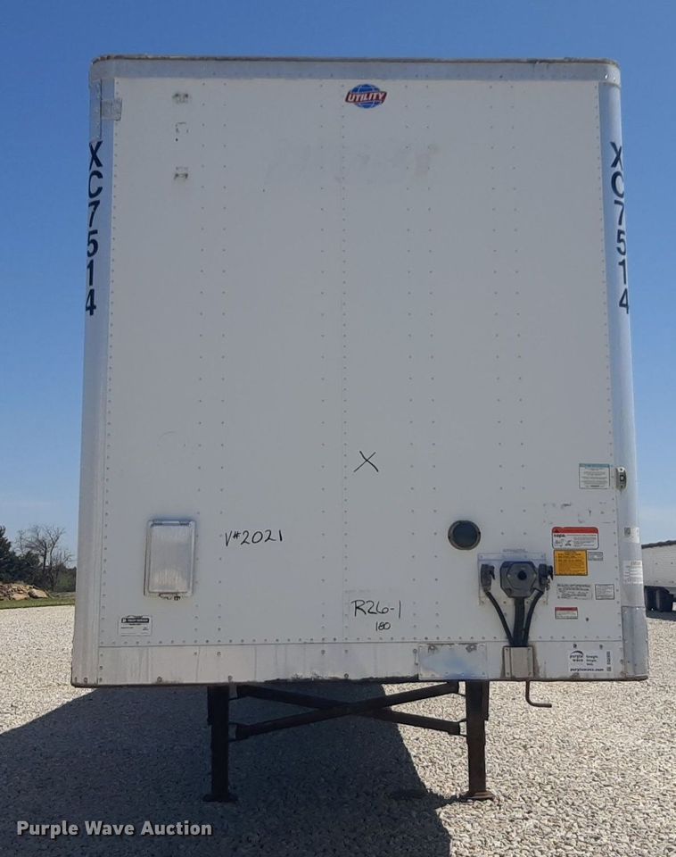 image for item DQ6995 2018 Utility Trailer VS2DX dry van trailer