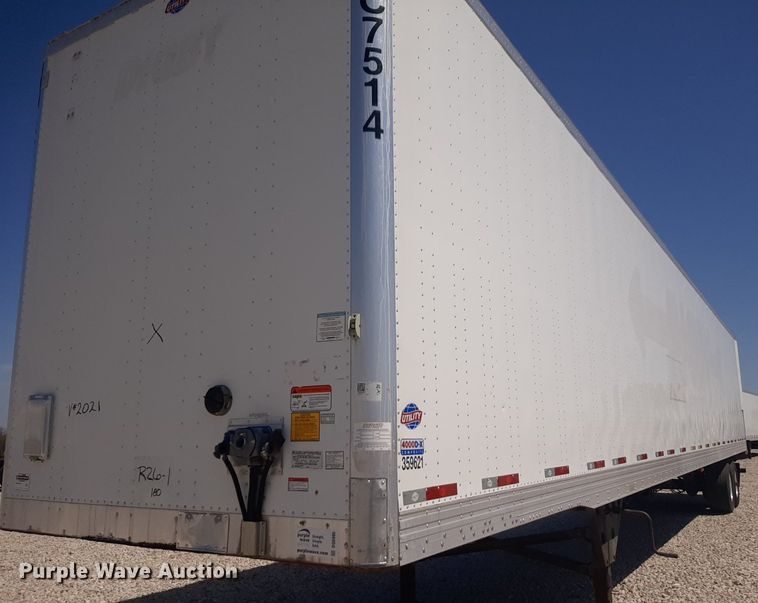 image for item DQ6995 2018 Utility Trailer VS2DX dry van trailer
