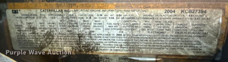 image for item EG1409 2006 Kenworth T800 semi truck