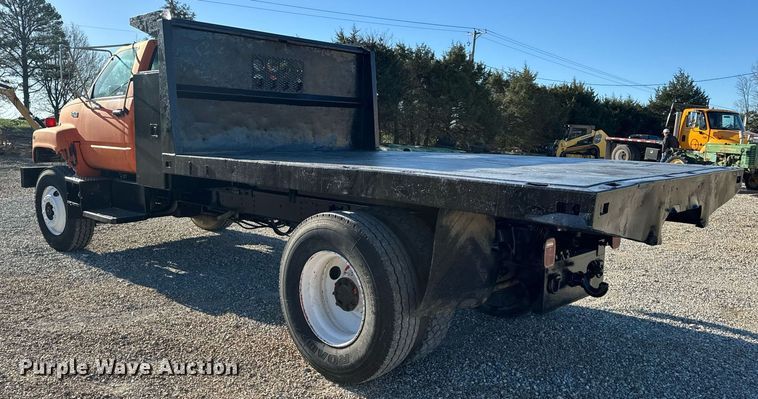 image for item EH6671 1990 GMC TopKick flatbed truck