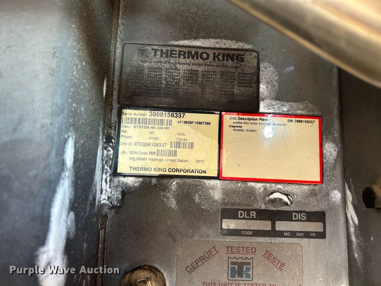 image for item EJ0543 Transcraft side curtain trailer