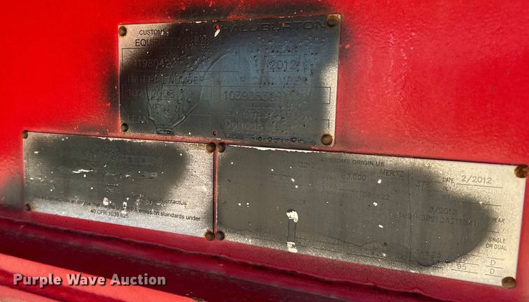 image for item EJ0550 2012 Mertz oilfield trailer