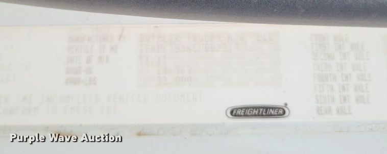 image for item EJ7921 2012 Freightliner Business Class M2 digger derrick truck