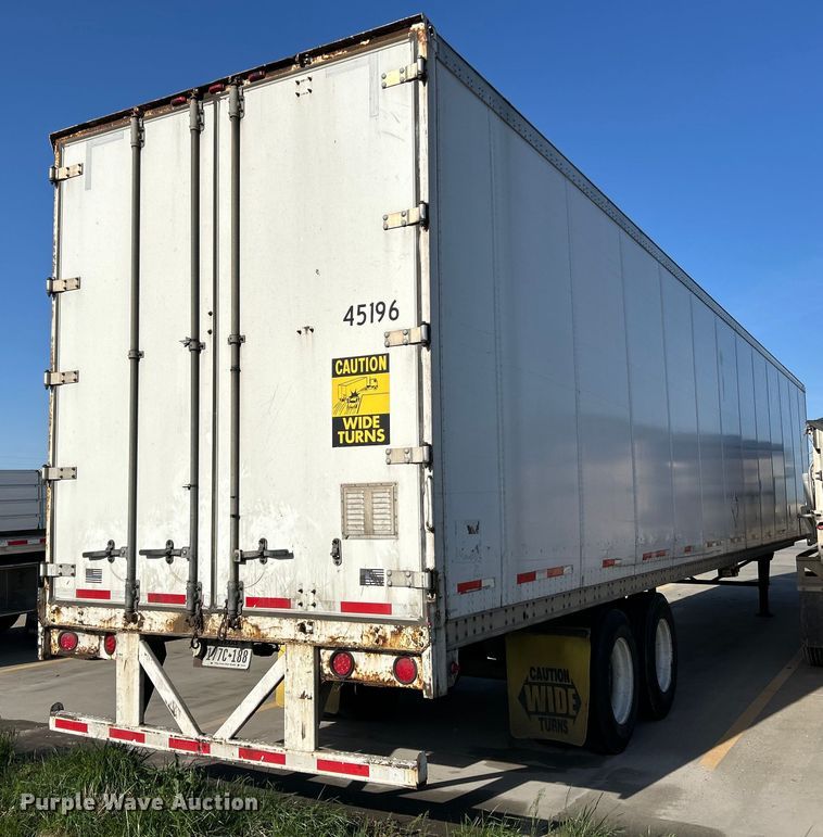 image for item EK4460 2001 Wabash dry van trailer