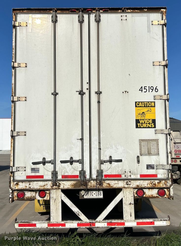 image for item EK4460 2001 Wabash dry van trailer
