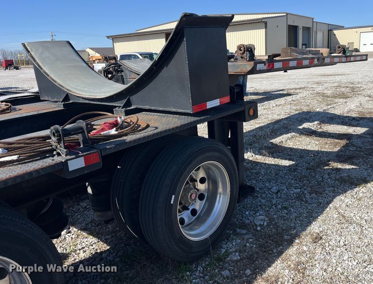 image for item LD9402 2019 Shop built windmill tower trailer