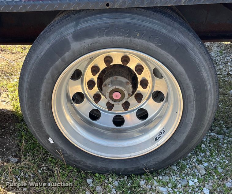 image for item LD9402 2019 Shop built windmill tower trailer