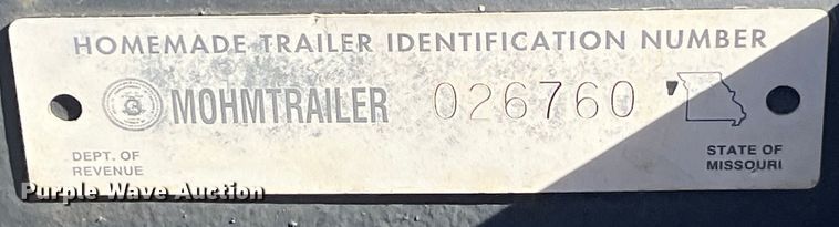 image for item LD9402 2019 Shop built windmill tower trailer