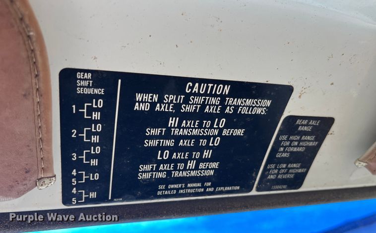 image for item LD9434 1989 Chevrolet 70 flatbed truck