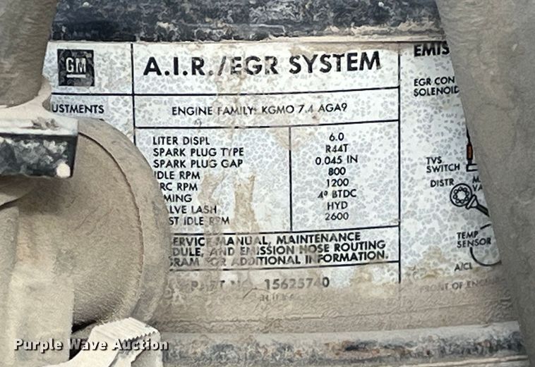 image for item LD9434 1989 Chevrolet 70 flatbed truck