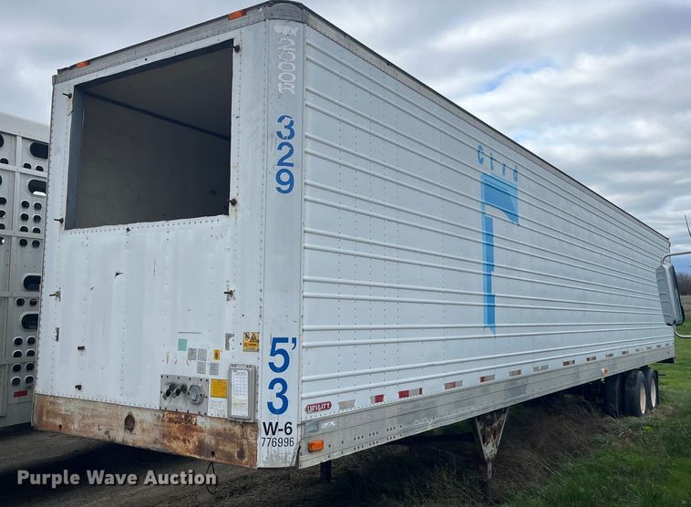 image for item LD9443 1988 Utility Trailer Inc dry van trailer