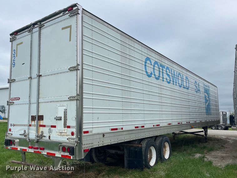 image for item LD9443 1988 Utility Trailer Inc dry van trailer