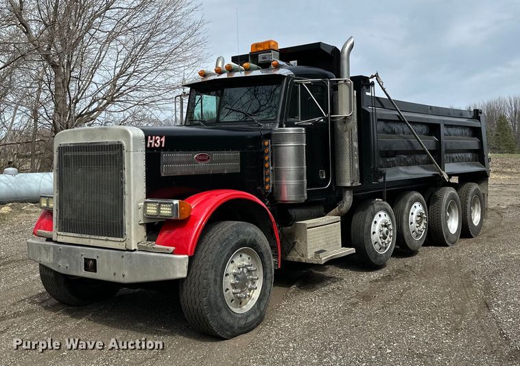 image for item LR9300 1990 Peterbilt  379 dump truck
