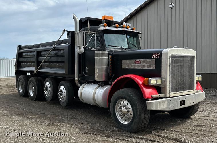 image for item LR9300 1990 Peterbilt  379 dump truck