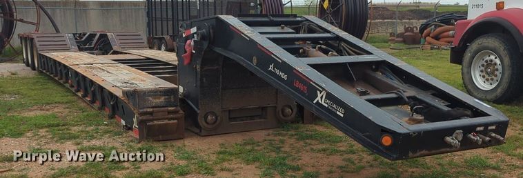 image for item NZ9568 2015 XL Specialized Trailers XL 110 HDG lowboy equipment trailer