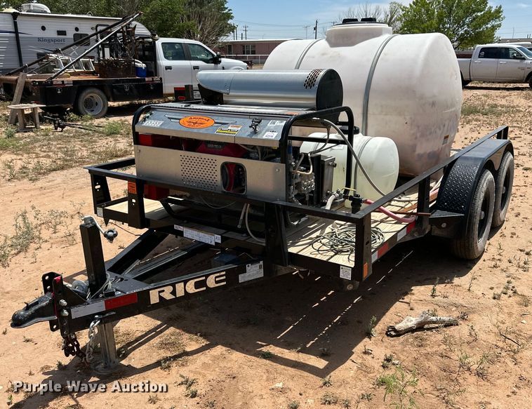 image for item DG4416 2023 Rice  utility trailer