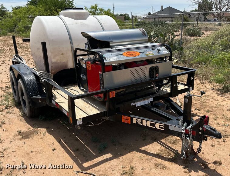 image for item DG4416 2023 Rice  utility trailer