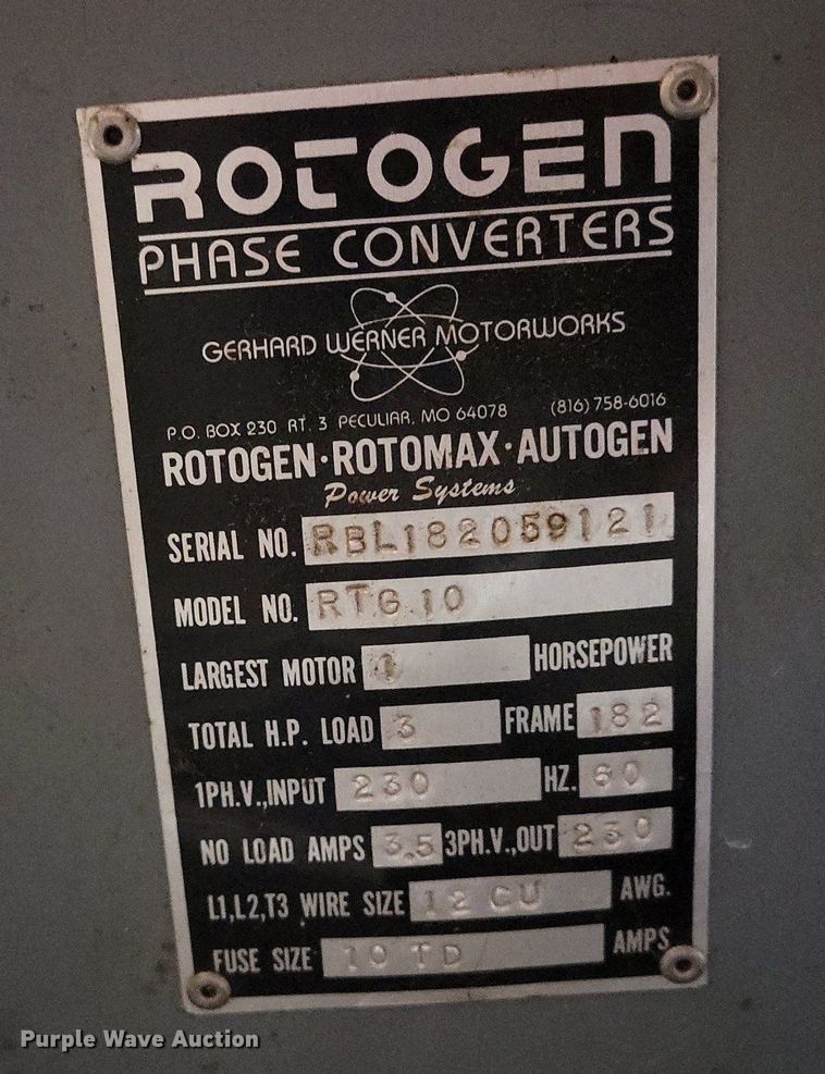 image for item DI3046 Tree Tool and Die Works 2UV mill