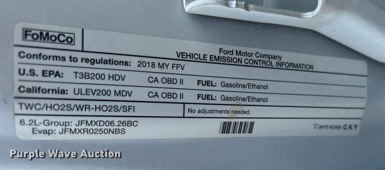 image for item DO1095 2018 Ford F250 Super Duty XL SuperCab pickup truck