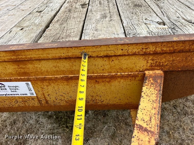 image for item DO1150 1987 Belshe T-9 equipment trailer