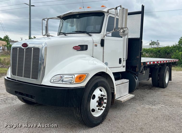 image for item DO6455 2018 Peterbilt  337 dump flatbed truck