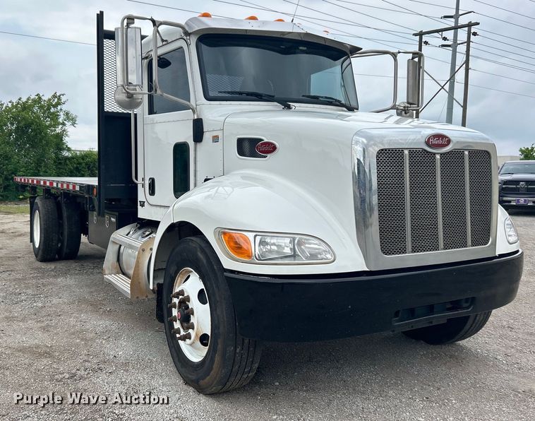 image for item DO6455 2018 Peterbilt  337 dump flatbed truck