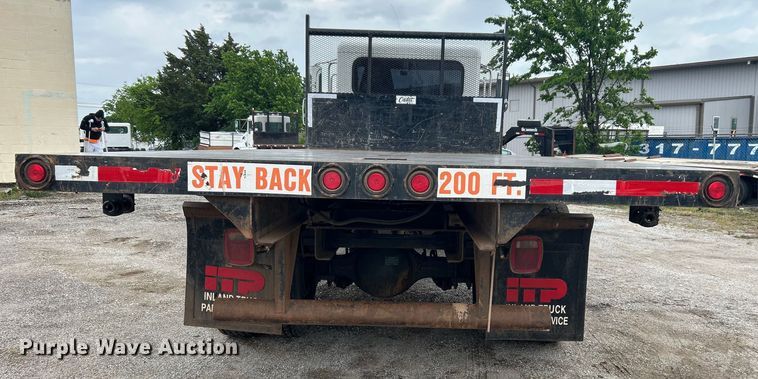 image for item DO6455 2018 Peterbilt  337 dump flatbed truck