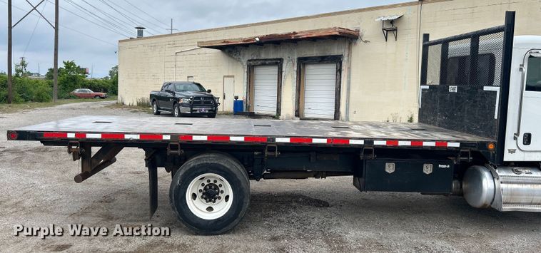 image for item DO6455 2018 Peterbilt  337 dump flatbed truck