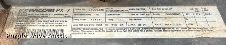 image for item DO6455 2018 Peterbilt  337 dump flatbed truck